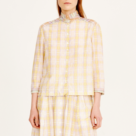 Rodeo Blouse - Sun Plaid