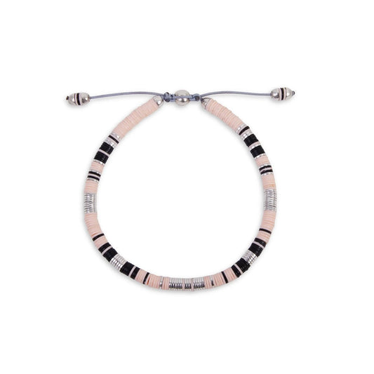 Rizon Beads Bracelet - Light Pink