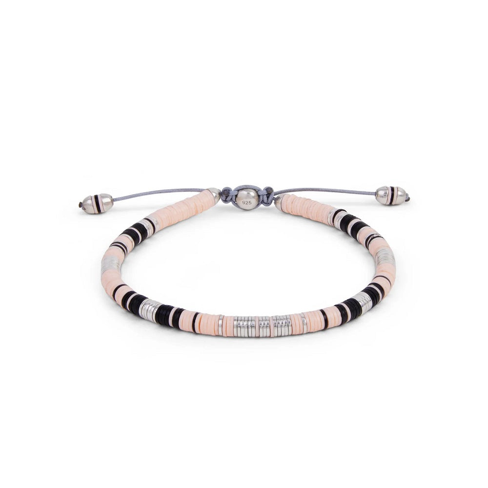 Rizon Beads Bracelet - Light Pink