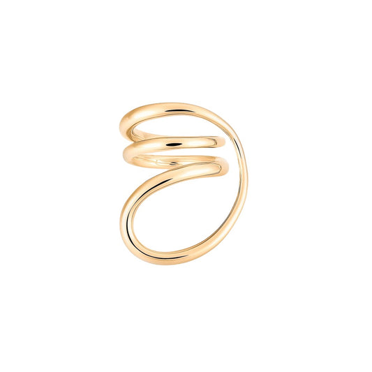 Gold Round Trip Ring