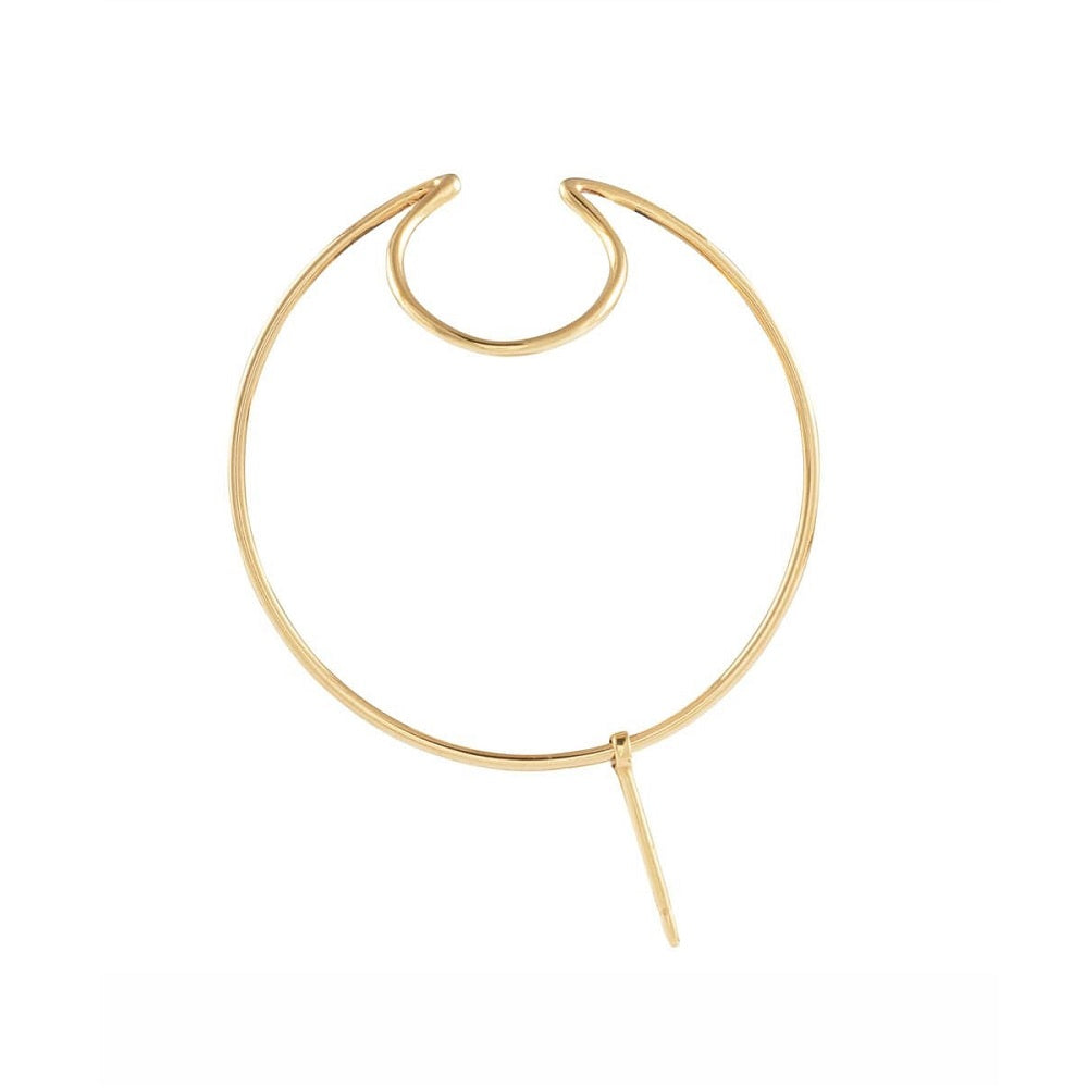 Double Bangle Gold Single Earring