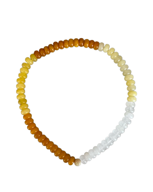 Rainbow of Yellows Necklace
