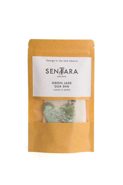 Green Jade Horn Tooth Gua Sha