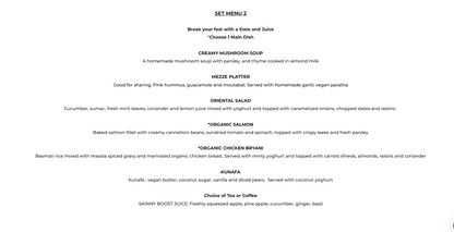 Book Your Healthy Iftar Experience