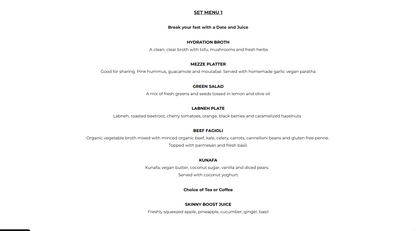 Book Your Healthy Iftar Experience