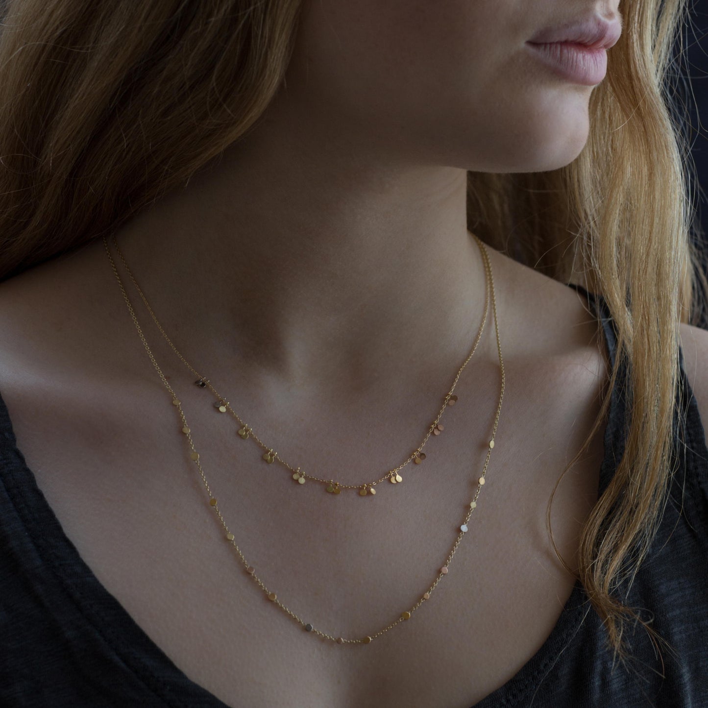 Scattered Rainbow Dust Necklace