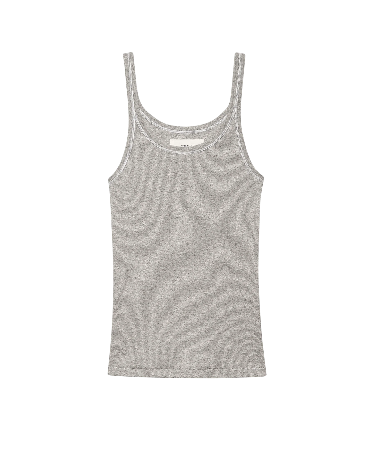 The Baby Rib Tank Heather Grey
