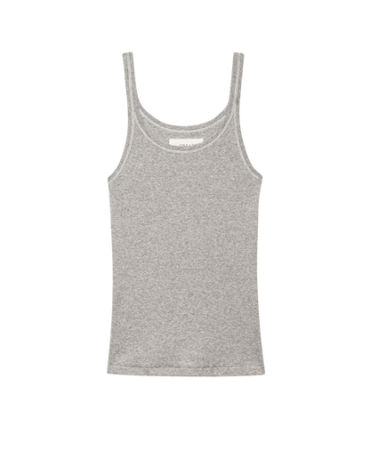 The Baby Rib Tank Heather Grey