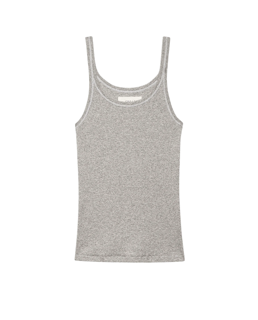 The Baby Rib Tank Heather Grey