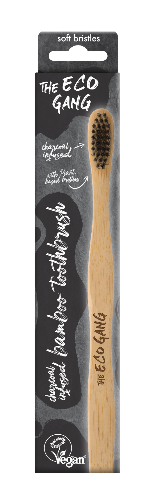 Soft Bamboo Toothbrush Charcoal