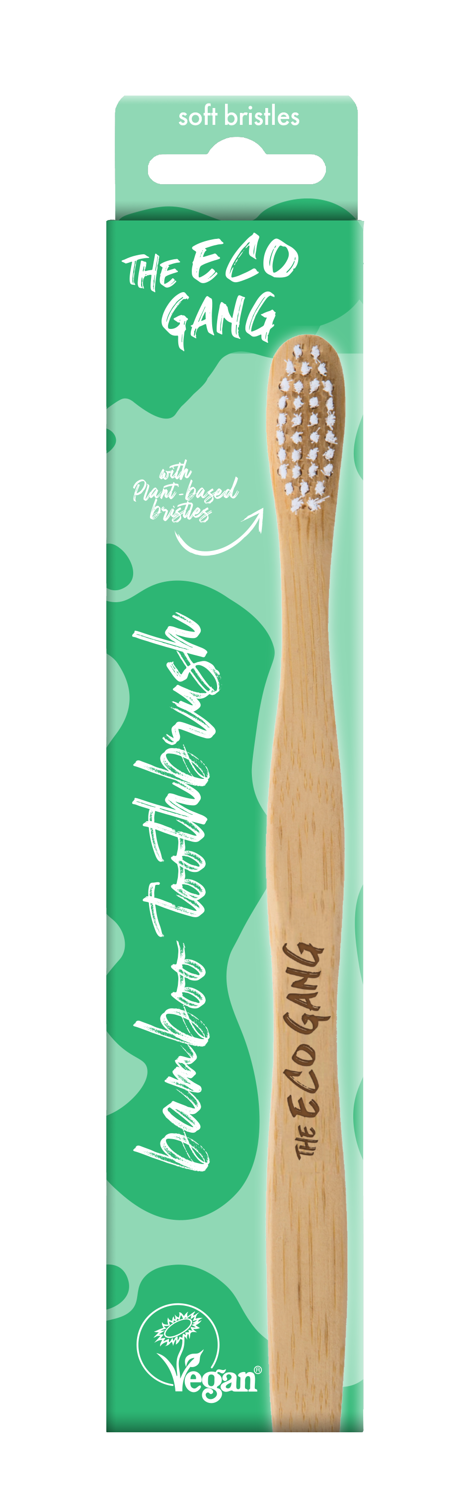 Soft Bamboo Toothbrush Green