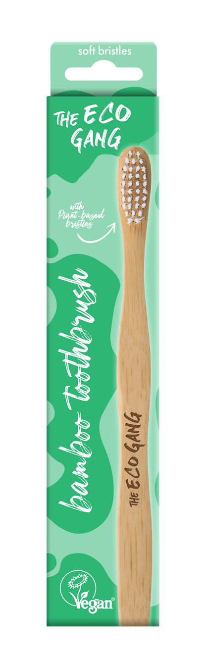 Soft Bamboo Toothbrush Green