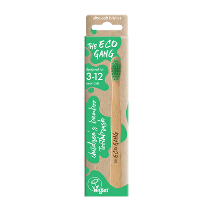 Kids Ultrasoft Bamboo Toothbrush Green