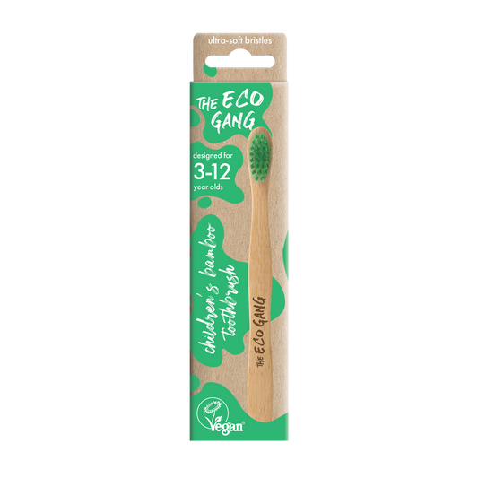 Kids Ultrasoft Bamboo Toothbrush Green