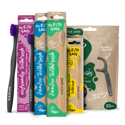 Sensitive Bamboo Toothbrush Green