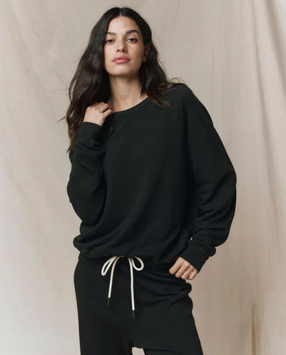 The College Sweatshirt Almost Black