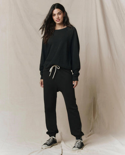 The College Sweatshirt Almost Black
