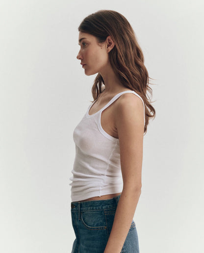 The Baby Rib Tank True White