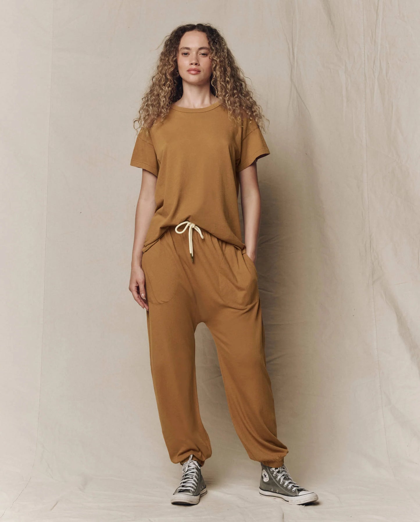 The Boxy Crew Tee Cork