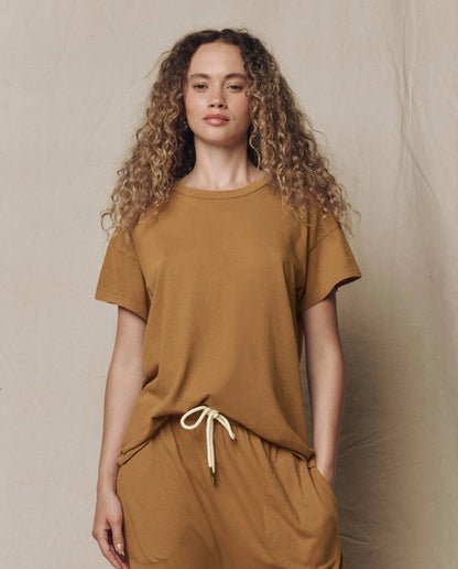The Boxy Crew Tee Cork