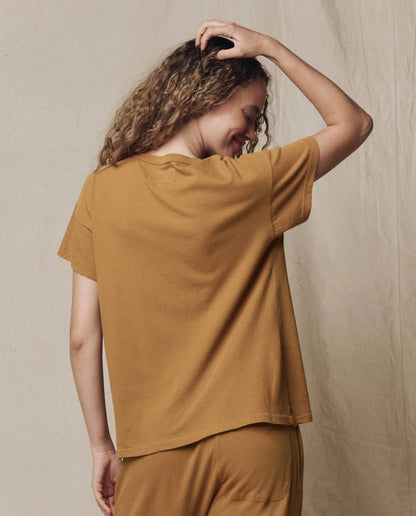 The Boxy Crew Tee Cork