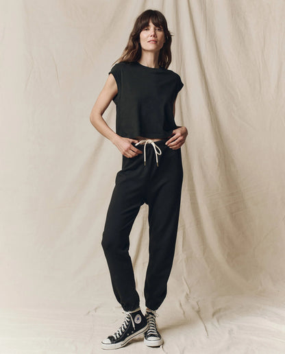 The Stadium Sweatpant Almost Black