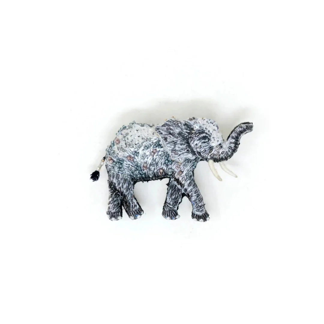 Forest Elephant Brooch