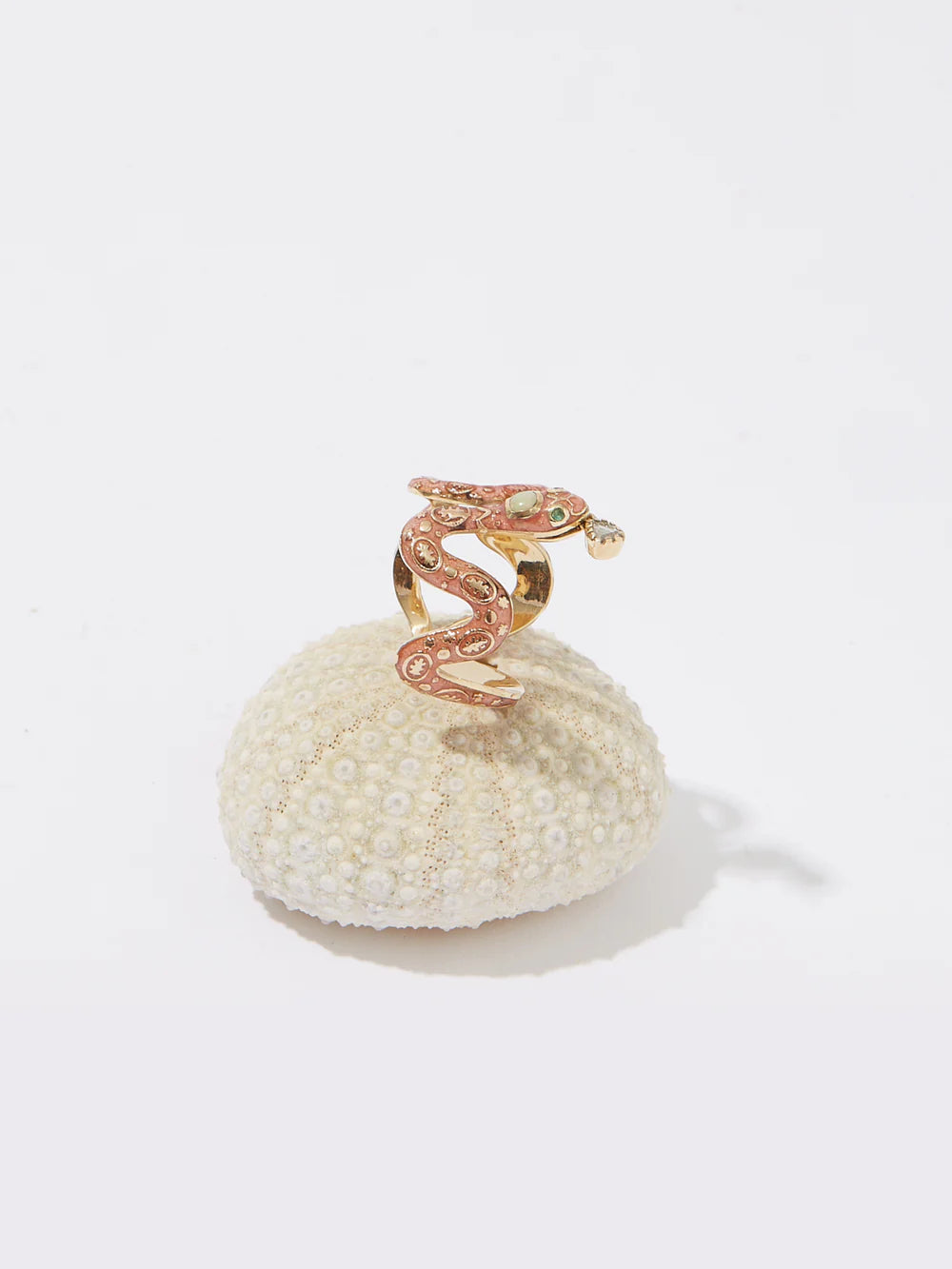 Eve Enamel Ring Pink