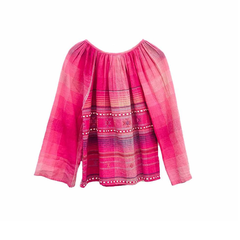 Tartan Blouse Pink