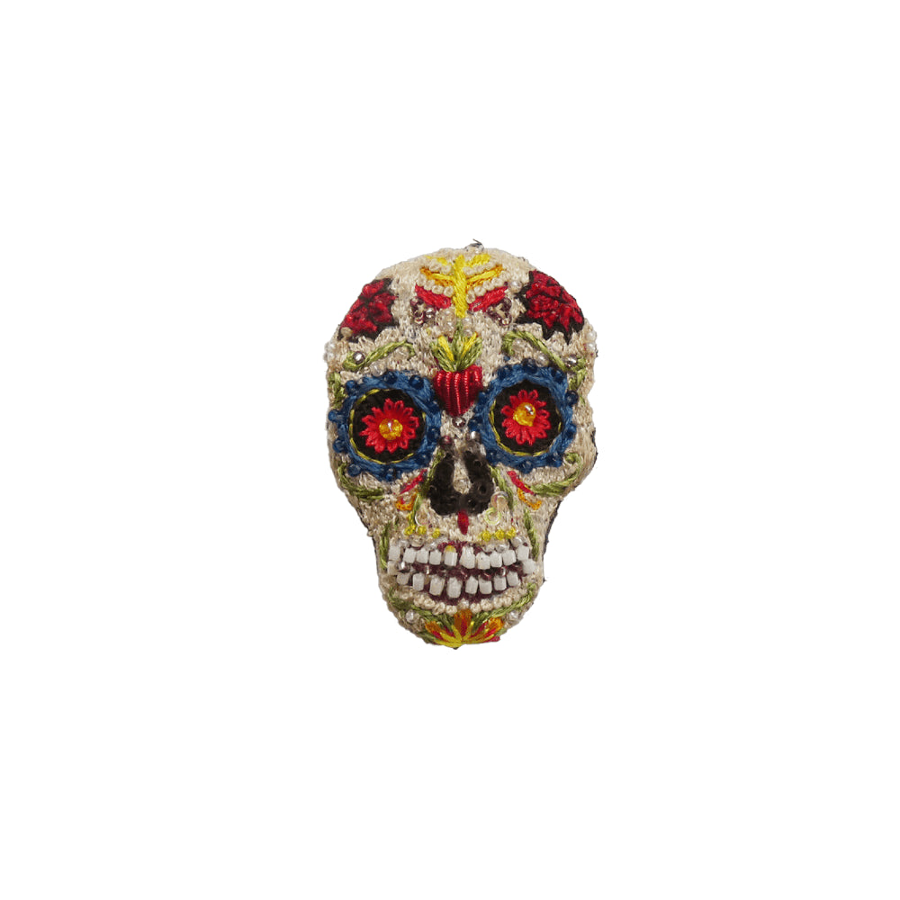 Sugar Skull Brooch