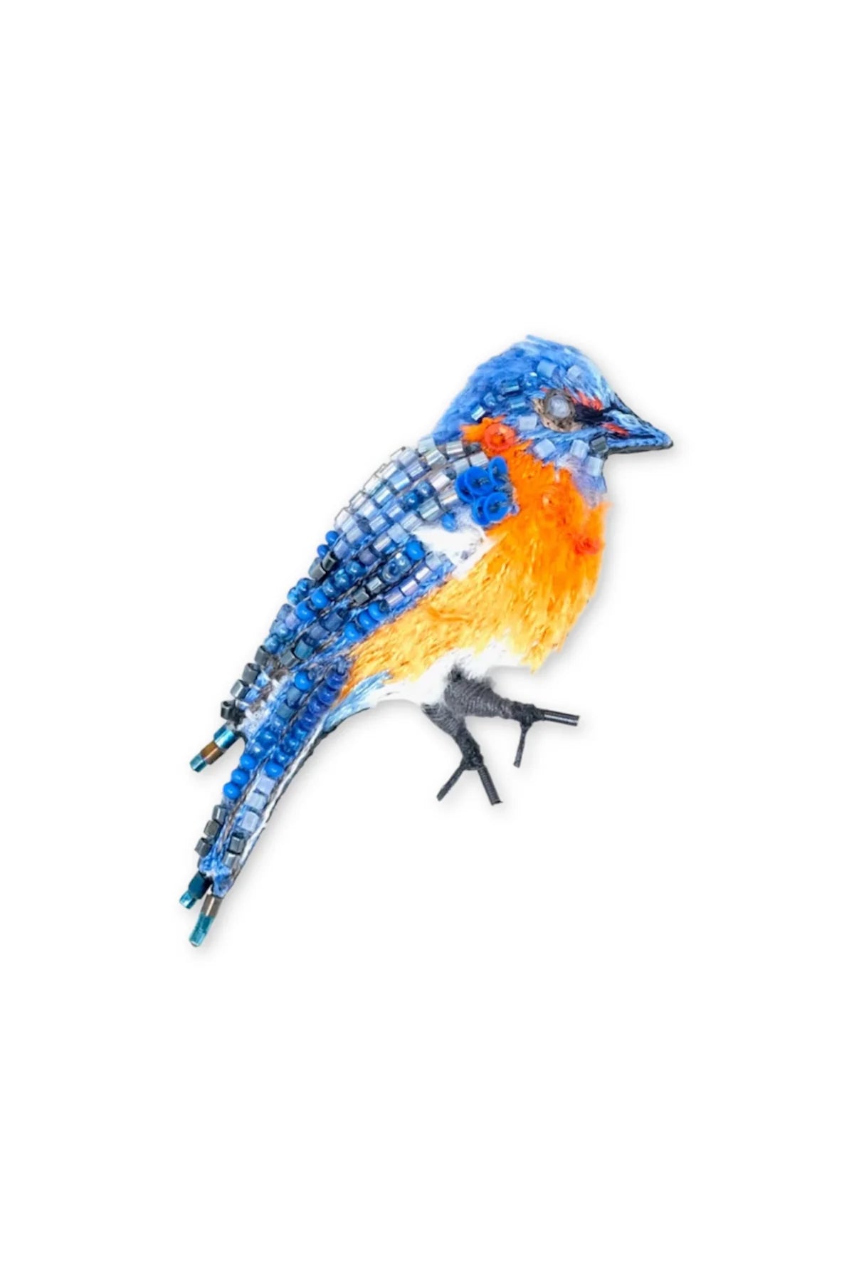 Eastern Bluebird Brooch
