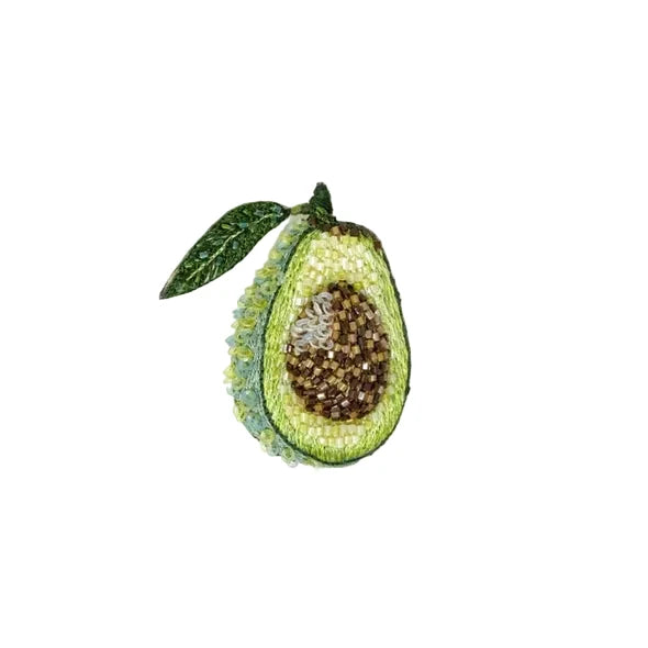 Gwen Avocado Brooch