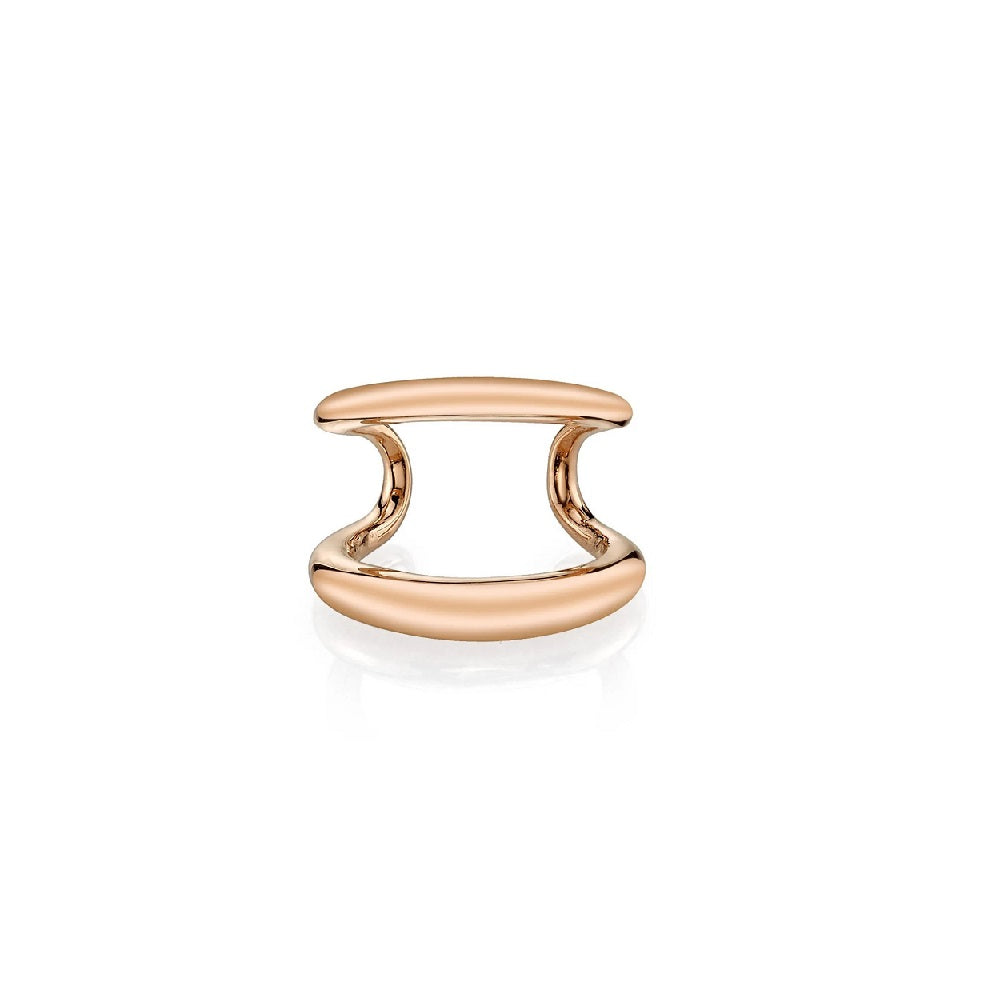 Twin Tusk Rose Gold Earcuff