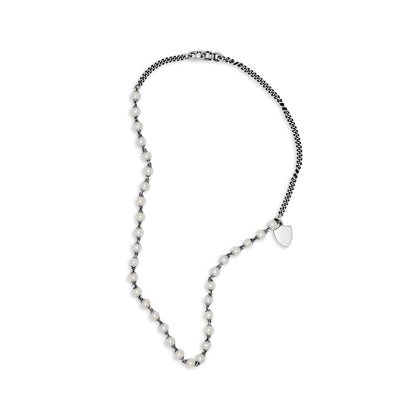 Mondi Necklace with White Pearls