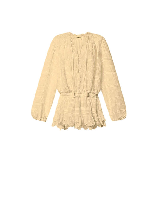 Preya Short Dress Ochre