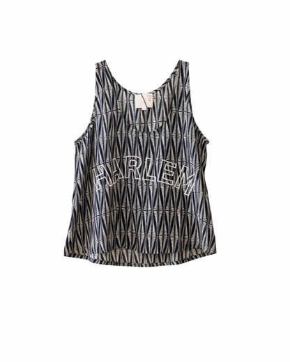 Tupac Tank Fern with Harlem Embroidery