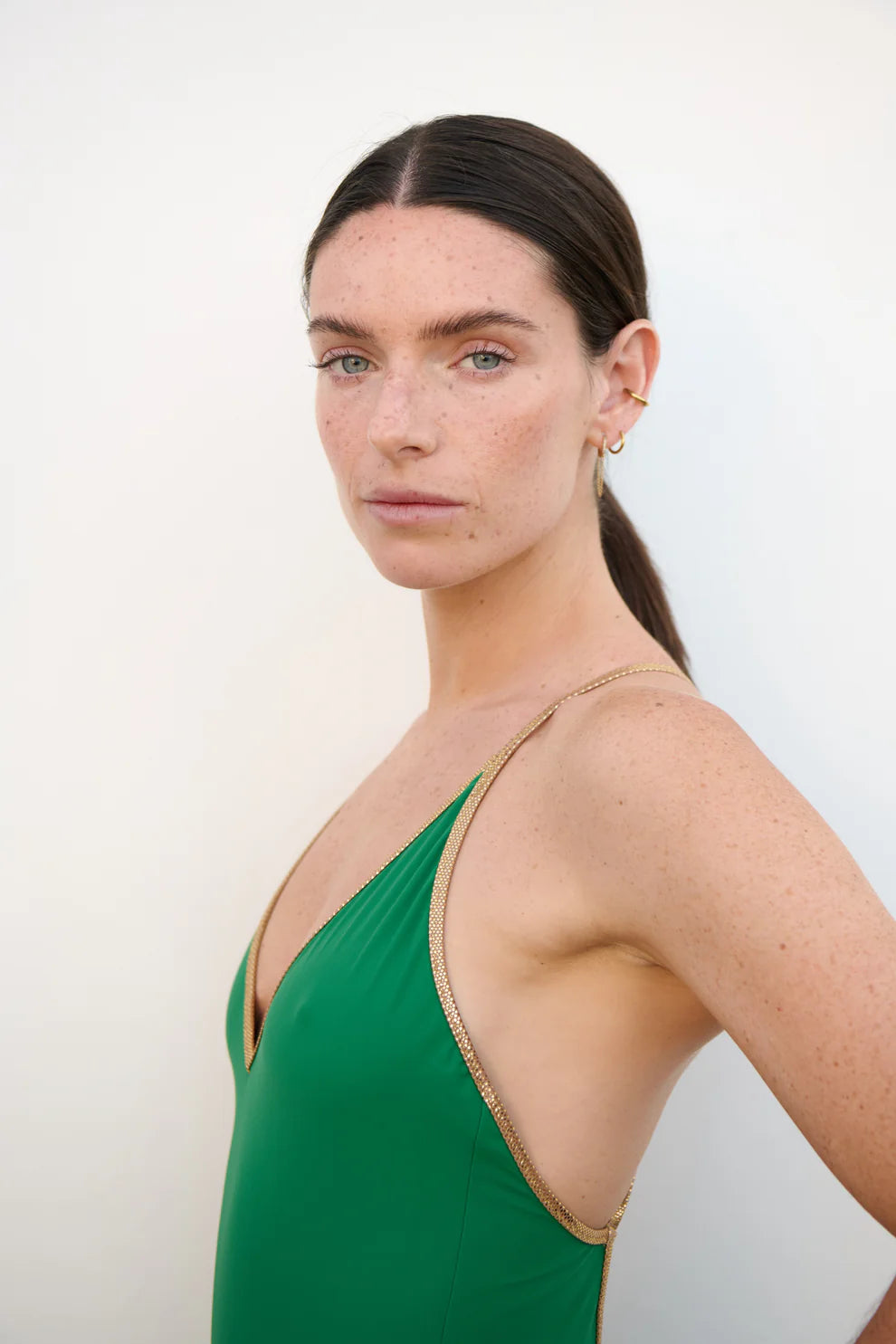 Xswim One Piece Swimsuit Khaki/Green