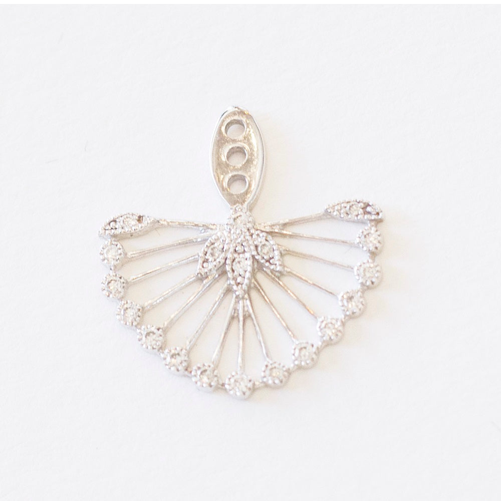 White Gold Earring Charm