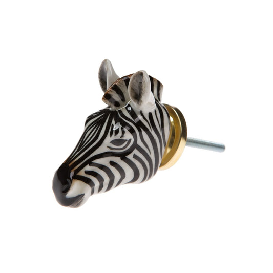 Zebra Doorknob