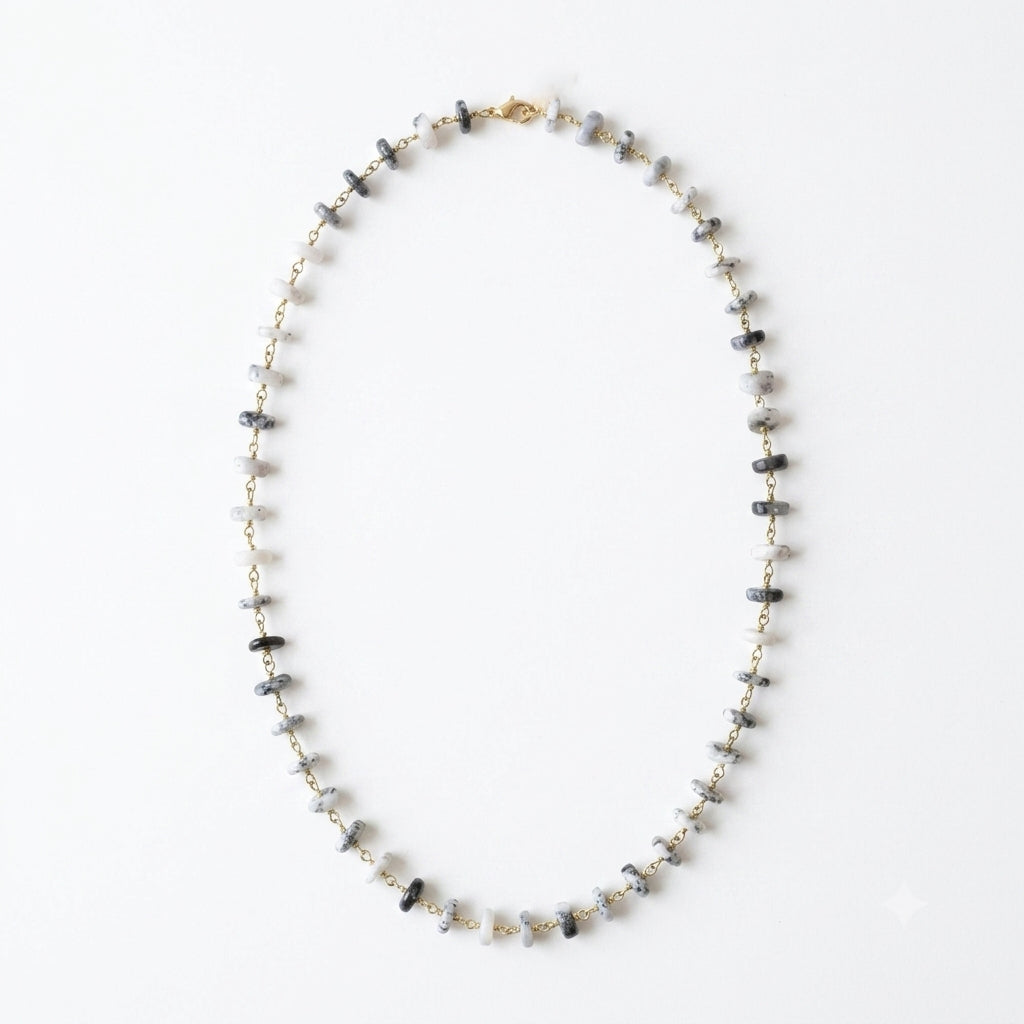 Agath Bead Necklace