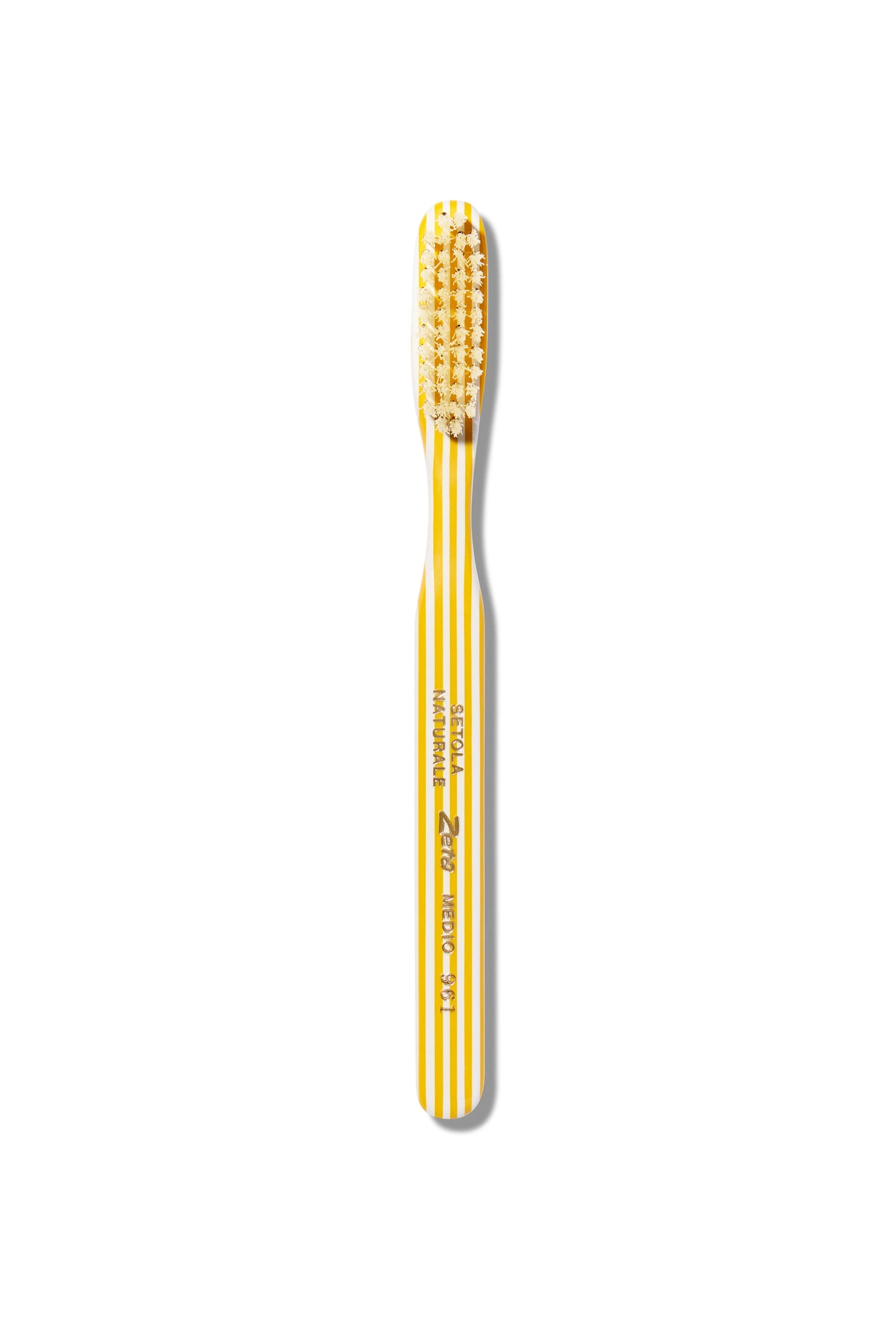 Hand-crafted Italian Toothbrush Yellow