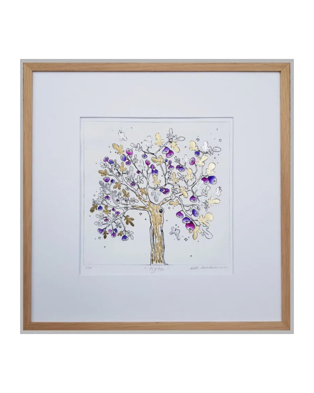 Fig Tree Etching