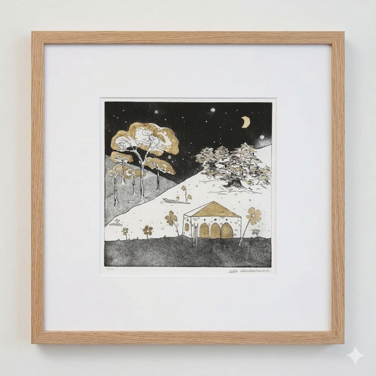 Mon Village Etching