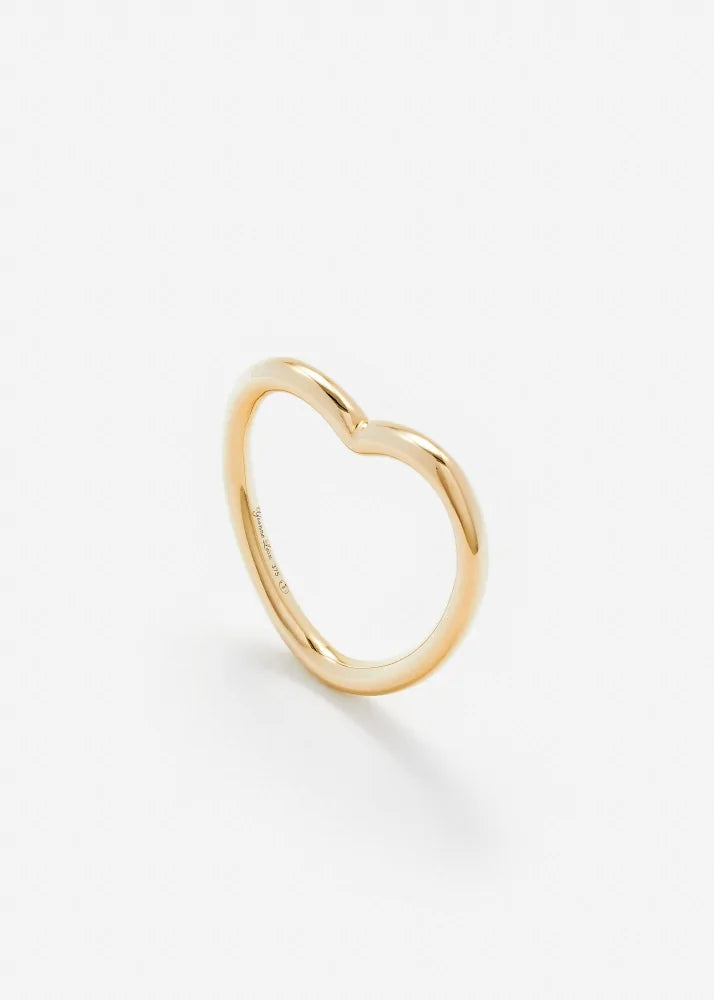Yellow Gold Heart Ring