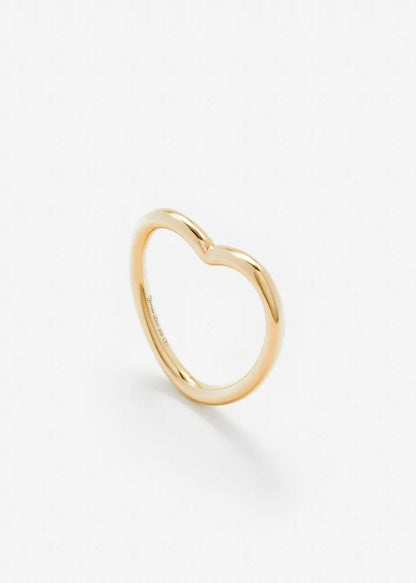 Yellow Gold Heart Ring