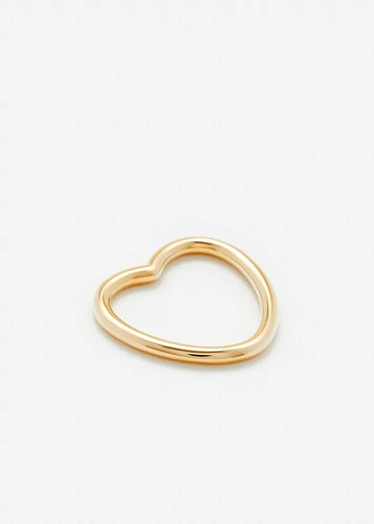 Yellow Gold Heart Ring