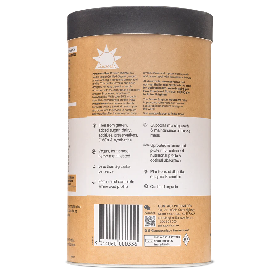 Raw Protein Isolate Natural 1kg