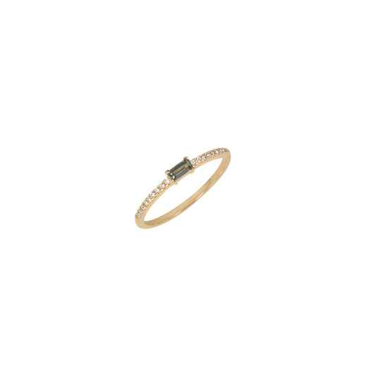 Khaki Sapphire & Diamonds Band