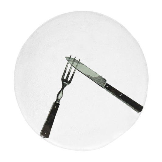 Small Fork and Knife Plate