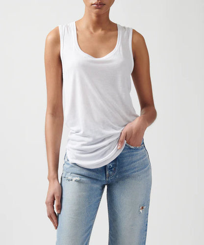 Modal Sweetheart Tank - White